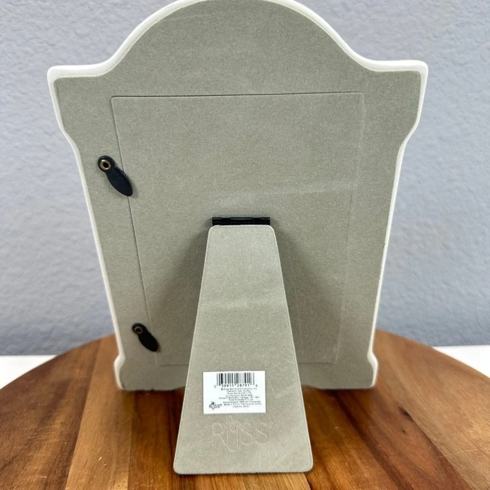 VTG Russ Berrie My First Holy Communion Ceramic‎ 4x6 Picture Frame White Cross